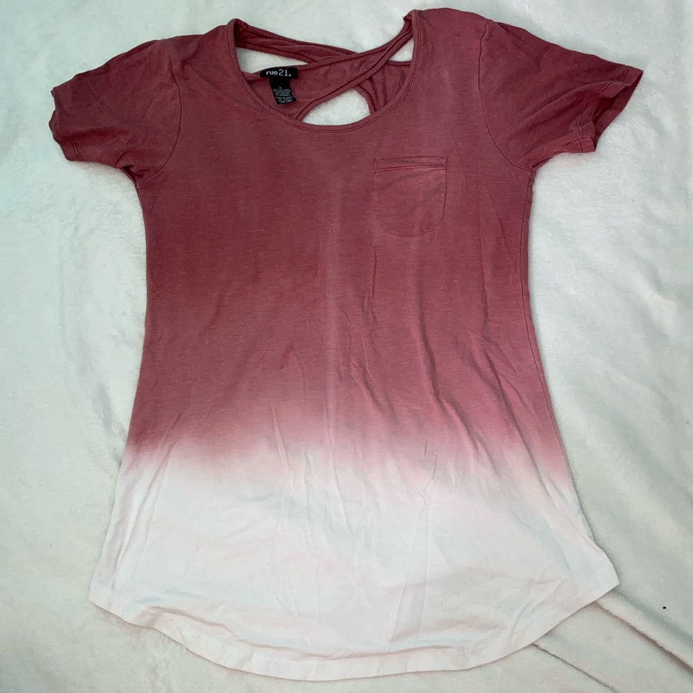 Rue 21 crisscross back t-shirt